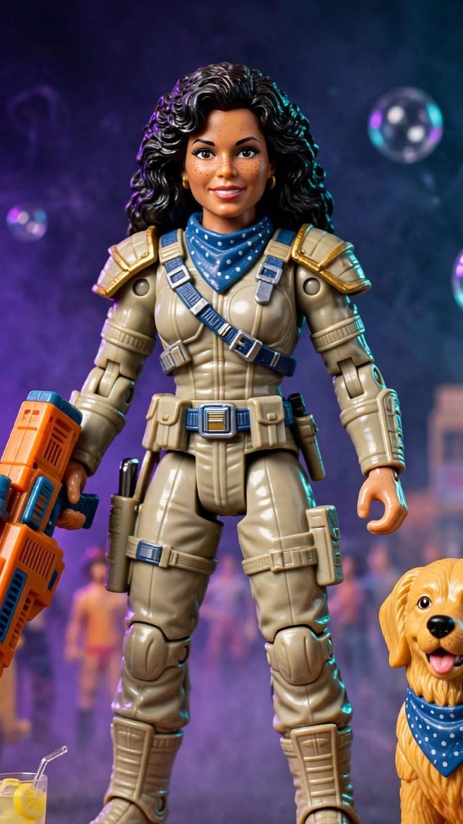 Muse Image stylized action-figure character render