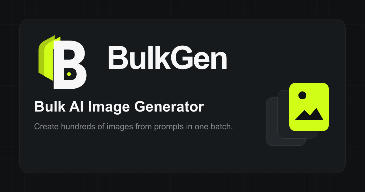 BulkGen